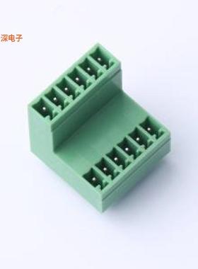 KF2EDGVT-3.5-2*6P |绿保插拔式接线插件,P=3.5mm