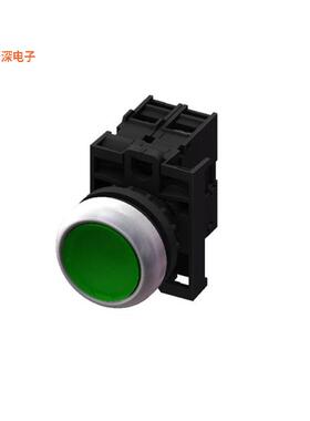 M22FP-ASF01-E30-G |前面板安装FLAT PB-ALT-1B--GREEN