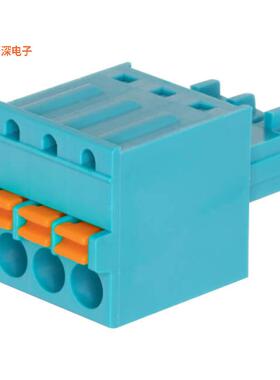 TBP03P1-350-03BEOR |原装全新TERM BLOCK PLUG 3POS 3.50MM