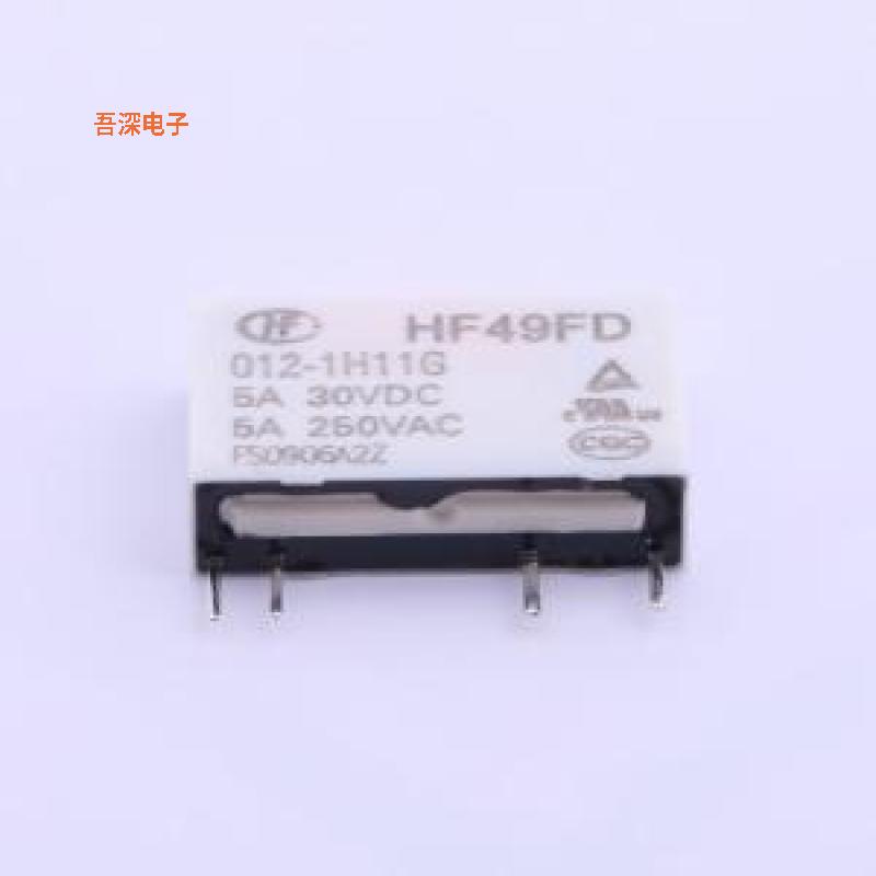 HF49FD/012-1H11G |原装SIP,5x20mm功率继电器