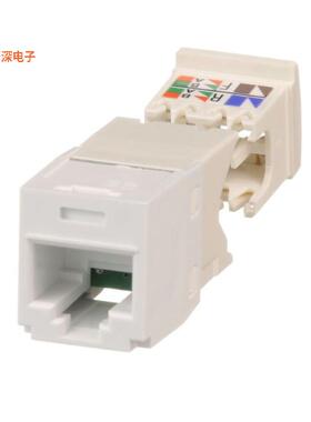 CJ688TGWH |插孔CATEGORY 6, RJ45, 8-POSITION, 8-