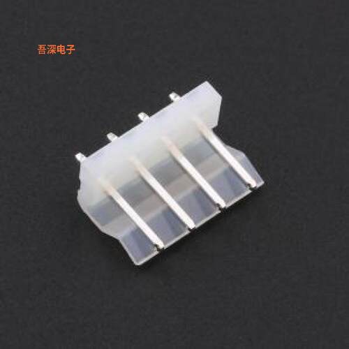 SH-5.08-4A |线对板针座P数：4P，直针透明不耐温 系列：CH
