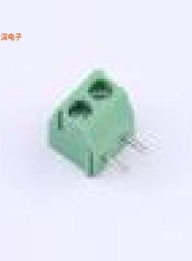 DB301R-3.5-2P-GN-S |原装弯插,P=3.5mm螺钉式接线