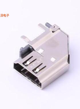 HYC70-HDMIA19-230|HDMI A TYPE 侧插母座HDMI弯