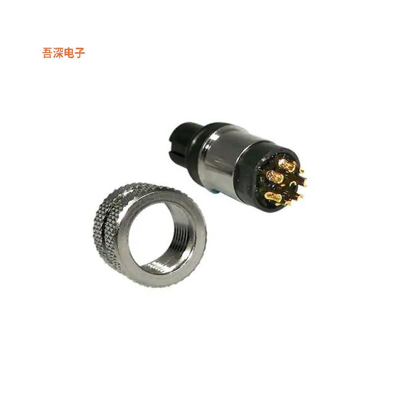 858-008-20TRLS4 |正M12 8P A-CODE FEMALE BRASS/TIN S品