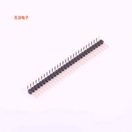 X6511WR-28H-C60D30R2 |高镀金 抗氧化排针弯插,P=2.54mm