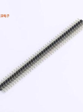 DS1025-05-2x40P8BV1-B |排针全金，黑色，直插 Type1 B级