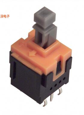 ESB-30B102 |通孔SWITCH PUSH DPDT 0.2A 14V