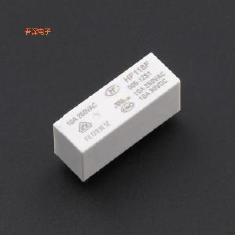 HF118F/005-1ZS1 |原装插件,10.1x28.5mm功率继电器