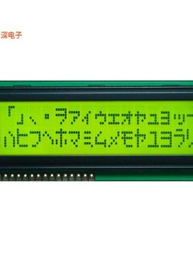 GFC1602AE-YPOEJSB |32.016X2STN-YYELLOW GREEN,100*38.