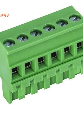 AK1100/2-5.0-GREEN |插头，母插口TERM BLOCK PLUG 2POS 5MM