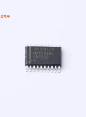 MAX3386ECUP+ |原装TSSOP-20IC TRANSCEIVER FULL 3/2 20TSSOP