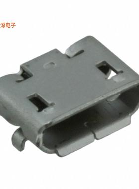 1050170001 |原装全新uUSB B Rec 座子，卧贴，bottom mount