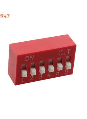 KR06E |SPSTSWITCH SLIDE DIP SPST 0.025A 24V