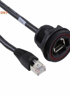 SCRES-G-00.50-D |圆形线缆CABLE MOD 8P8C JACK-PLUG 1.64'