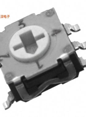 RTE0400G04 |SP4TSWITCH ROTARY DIP SP4T 0.1A 30V