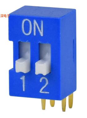 DS03-254-02BE |SPSTSWITCH SLIDE DIP SPST 0.025A 24V