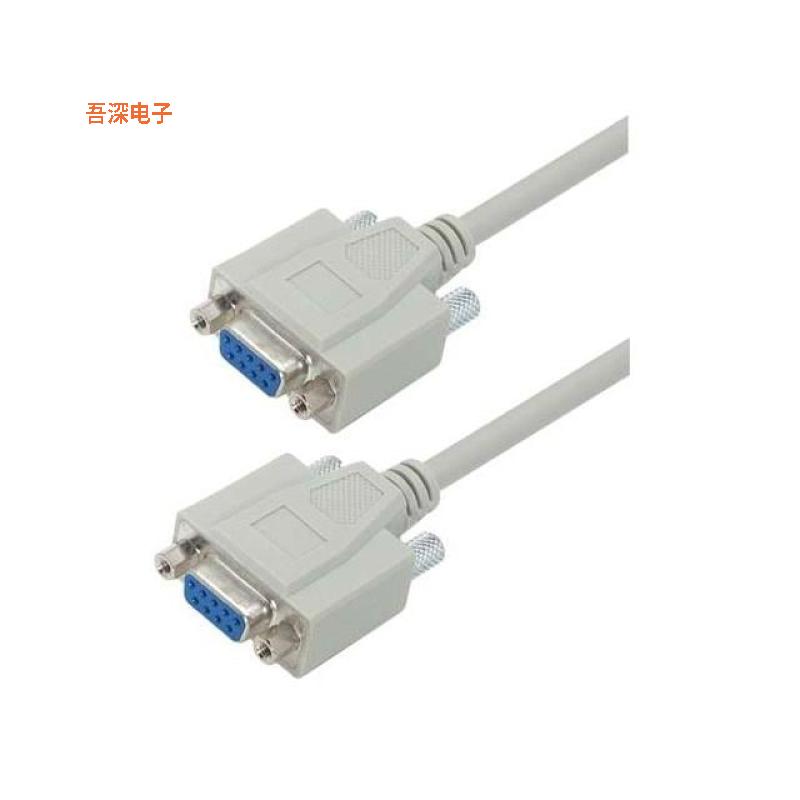 CSMN9FF-25 |插座，母型插口CABLE DB9F/F MOLDED 25'