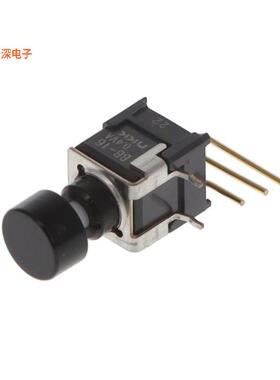 BB16AV-HA |通孔，直角，垂直SWITCH PUSH SPDT 0.4VA 28V
