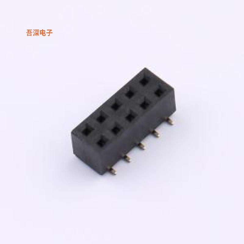 HC-PM254-5.0H-2x5PS-02A |原装SMD,P=2.54mm排母