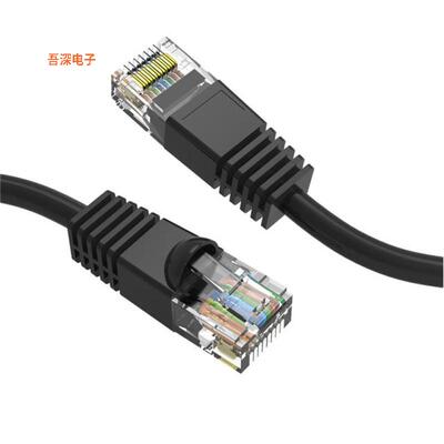 CM-100716BKBSTK |圆形线缆0.5Ft Cat6 UTP Ethernet Networ