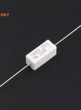 SQP500JB-220R |原装插件,22x9.5mmRES 220 OHM 5% 5W AXIAL