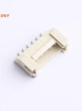 D200E1W1-2W6P43 |HY2.0 1x6P 卧贴线对板针座SMD,P=2mm,卧贴