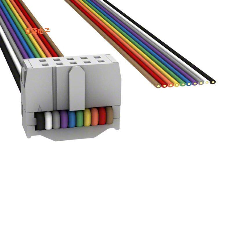 H1DXS-1036M |插口至线缆IDC CBL - HHKR10S/AE10M/X