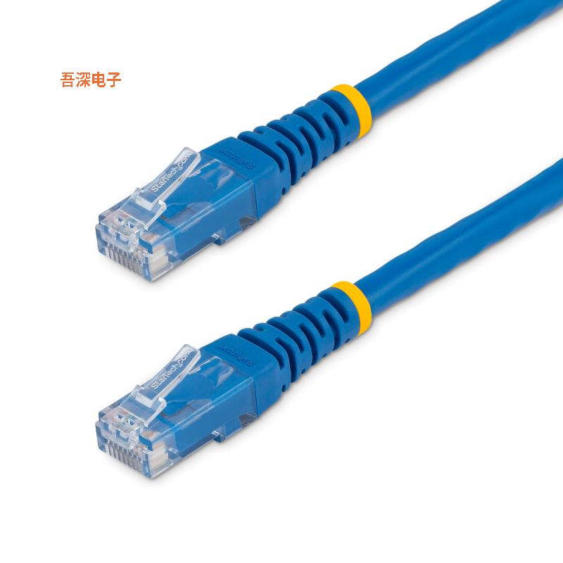 C6PATCH4BL |圆形线缆BLUE MOLDED CAT6 PATCH CABLE
