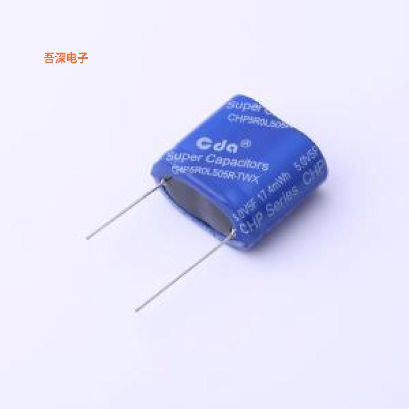 CHP5R0L505R-TWX |原装插件,12.5x25mm超级电容器