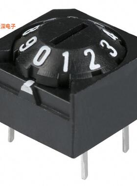 A6A-10R |BCDSWITCH ROTARY DIP BCD 0.1A 28V