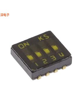 DHS 904-J |SPSTDUAL-IN-LINE SWITCH, HALF-PITCH-