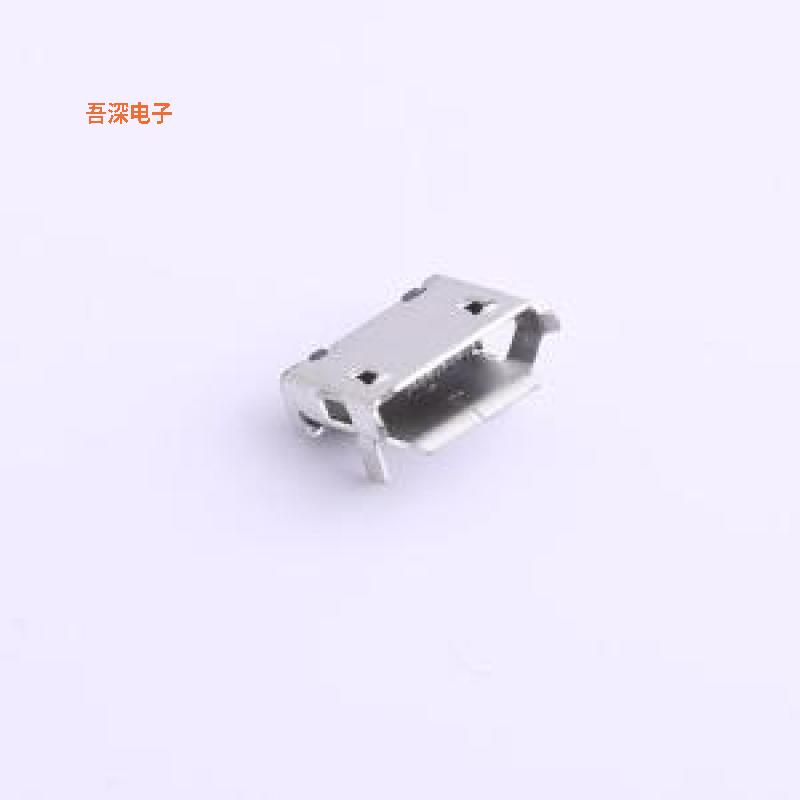 MICRO-01-G4P1-A1T2 |USB有卷边有柱固定脚1.65针0.8