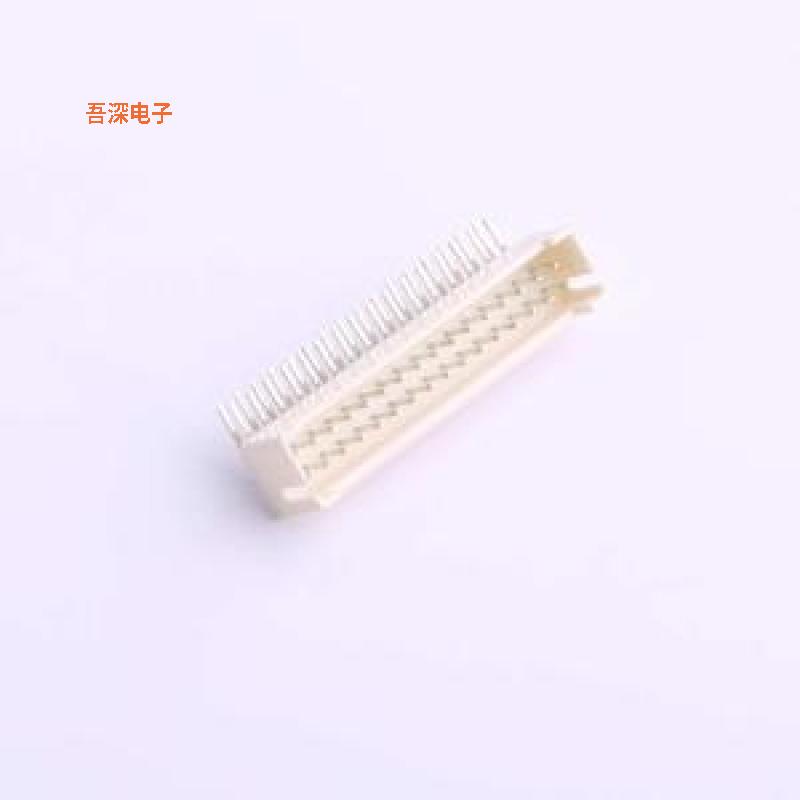 HX20028-32WAP |带扣 卧式插件线对板针座弯插,P=2mm