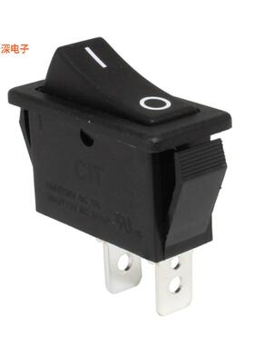 RN122CWC |面板安装，卡入式SWITCH ROCKER SPDT 20A 250VAC