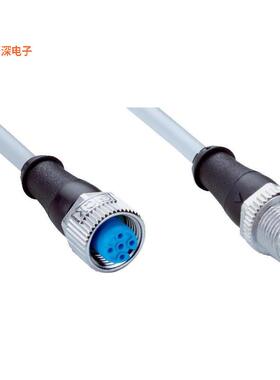 2096600 |插座CIRC CBL 4POS RCPT TO PLUG 16.4'