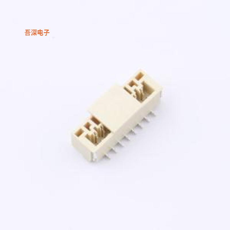 ZX-GH1.25-8PLT |线对板针座1x8P 间距:1.25mm 立贴 系列:GH