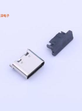 TYPE-604S-T3 |镀金外壳长度6.8mmUSBSMD