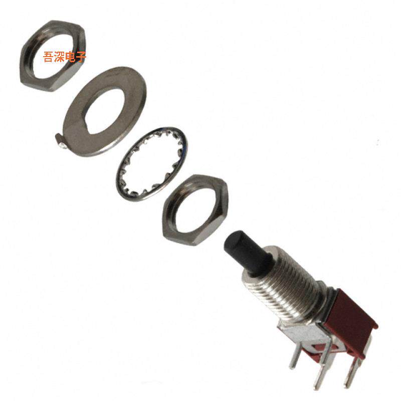 TP21SHABE |面板安装，直角，后SWITCH PUSH DPST-NO 0.4VA 20V