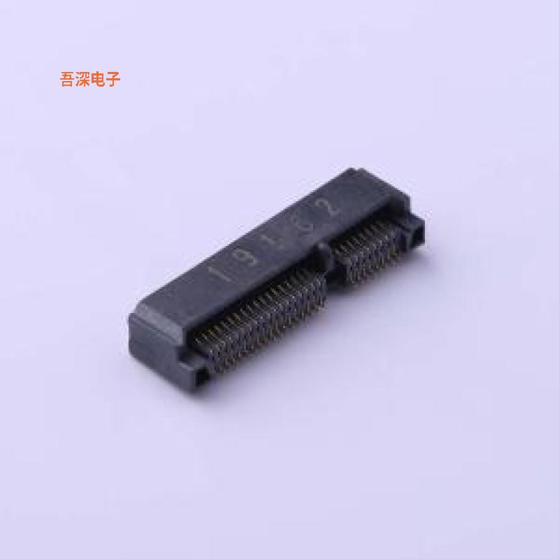 PCIE-52P52H |原装SMD,P=0.8mm,卧贴PCI/PCIe