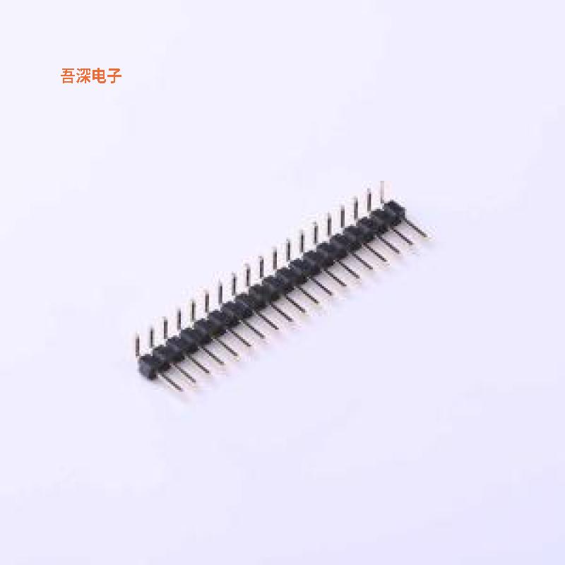 X6511WR-19H-C60D30R2 |高镀金 抗氧化排针弯插,P=2.54mm