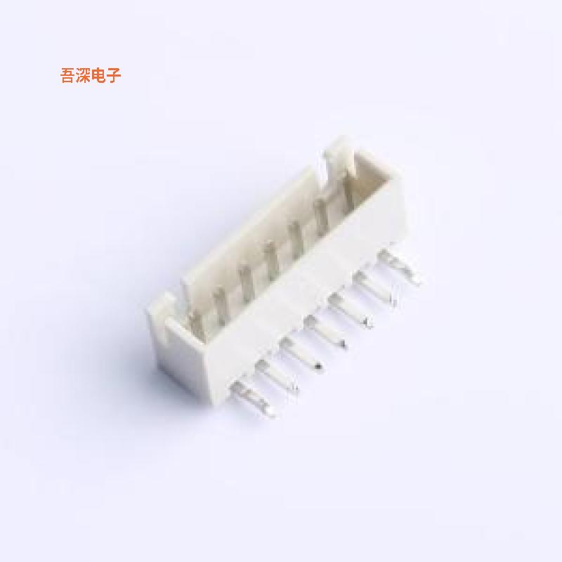 HC-XH-7AW-PF-K |线对板针座XH 2.54mm 1x7P 弯插耐高温