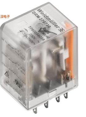 7760056087 |可插RELAY GEN PURPOSE 4PDT 5A 12V