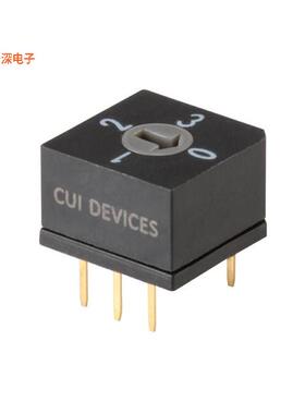 RDS5-4S-1065-D-67 |SPSTSWITCH ROTARY DIP SPST 0.15A 42V