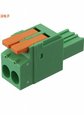 1716921 |插头，母插口TERM BLOCK PLUG 2POS 7.62MM