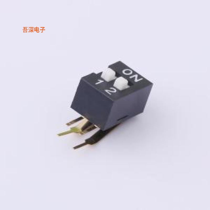 YDB02HG1 |弯脚90度直插拨码插件-16P,9.9x6.6mm