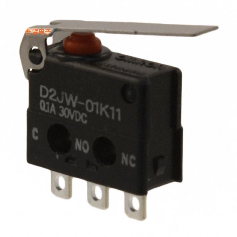 D2JW-01K11 |SPDTSWITCH SNAP ACTION SPDT 0.1A 30V