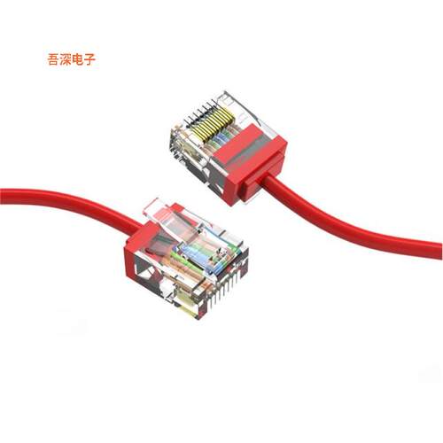 CM-100296RDBSTK |原装全新6Ft Cat6A UTP Super-Slim Etherne