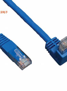 N204-003-BL-DN |圆形线缆CABLE MOD 8P8C PLUG TO PLUG 3'