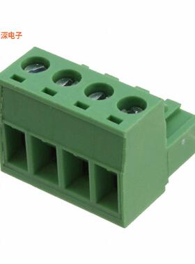 TJ0451530000G |插头，母插口TERM BLOCK PLUG 4POS 5.08MM